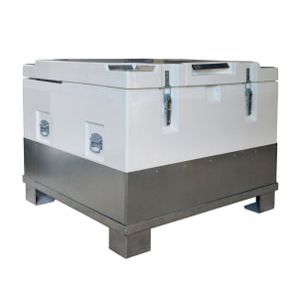 Cajón isotérmico - NAVI2 - de poliéster reforzado con fibras de vidrio / para hielo seco