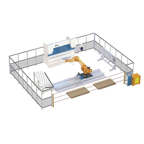 Célula robotizada de plegado - PB-FMC  - JIANGSU YAWEI MACHINE TOOL - de pulverización