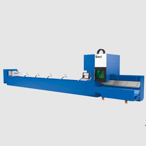 Máquina de corte láser - YTF series - JIANGSU YAWEI MACHINE TOOL - para metal / de tubos / con software de configuración