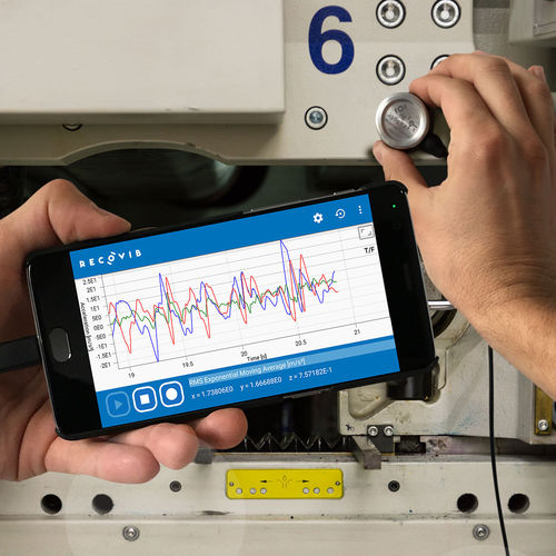 Sensor de vibración dinámico - Recovib FEEL - Micromega Dynamics - electrónico / MEMS / magnético