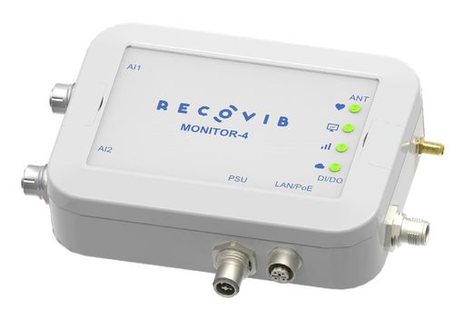 Aparato de vigilancia de vibraciones - Recovib.Monitor 4 - Micromega Dynamics - de condiciones para máquina / de temperatura / para la seguridad