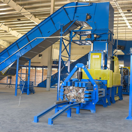 Prensa de balas para cartón -  Prepress Single Flap Baler series - ANIS TREND d.o.o. - para papel / para plástico / para residuos