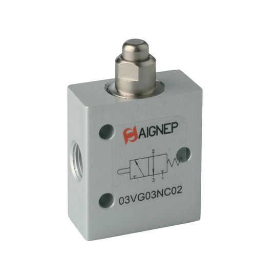 Distribuidor neumático de clapeta - 03VG series - AIGNEP - con control mecánico / de 3/2 vías / de 5/2 vías