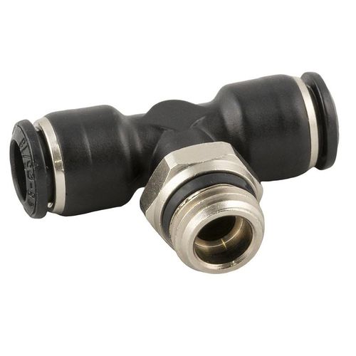 Racor de tecnopolímero - 55211 series - AIGNEP - para aire comprimido / para vacío / push-in