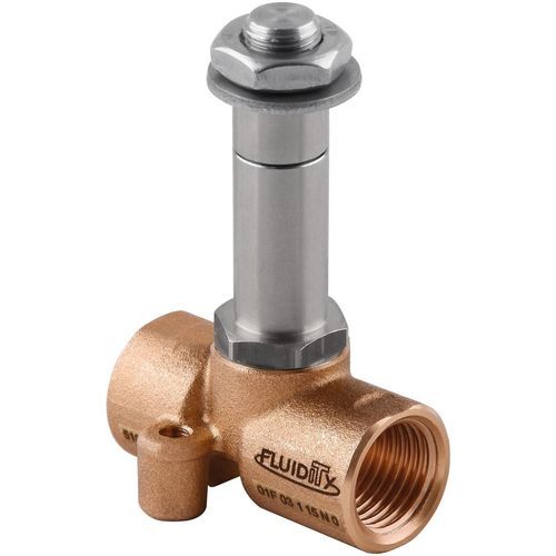 Electroválvula de control directo - 01F - 2/2 NC - AIGNEP - de 2 vías / NC / agua