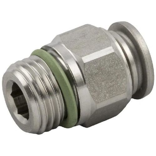 Adaptador macho - 60020 - AIGNEP - para tuberías / hidráulico / de acero inoxidable 316L