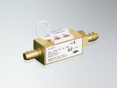 Controlador de caudal de pistón - DW-K - Henke-Sass, Wolf GmbH - con ampolla reed / para agua / para fluidos de refrigeración