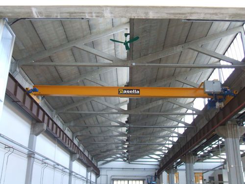 Puente grúa monorriel - casella manut.service srl - con sistemas de elevación ligera / para uso intensivo / para carga ligera