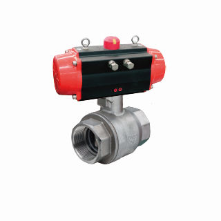 Válvula de bola - RP-200 - ROPO GmbH - neumática / de control / para aceite