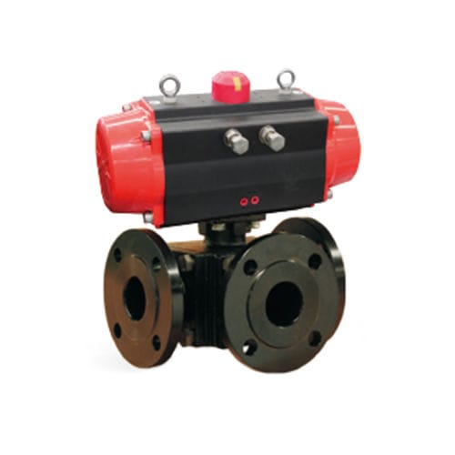 Válvula de bola - RP-400 - ROPO GmbH - neumática / de control / para agua