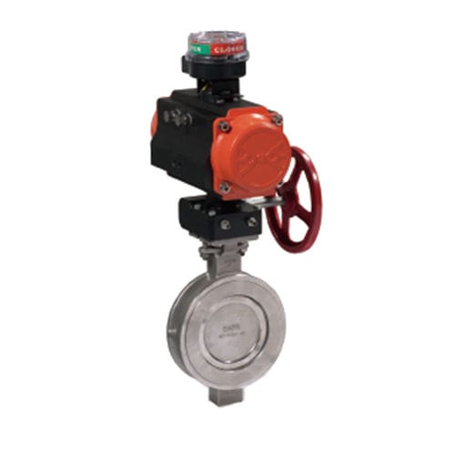 Válvula de mariposa - RP-910 - ROPO GmbH - manual / neumática / electrohidráulica
