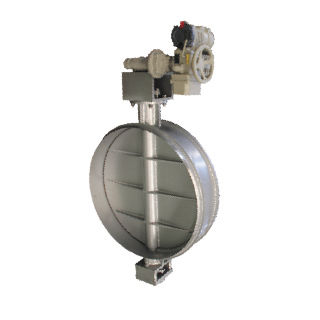 Válvula de mariposa - RP-950 - ROPO GmbH - con volante / neumática / con actuador eléctrico