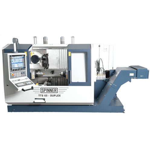 Torno CNC - TTS series - SPINNER Werkzeugmaschinenfabrik GmbH - horizontal / 3 ejes / 12 herramientas