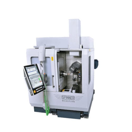 Centro de torneado-fresado CNC - MICROTURN LTB - SPINNER Werkzeugmaschinenfabrik GmbH - horizontal / 5 ejes / con husillos