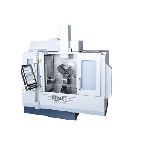 Centro de torneado-fresado CNC - MICROTURN LTBS - SPINNER Werkzeugmaschinenfabrik GmbH - universal / 5 ejes / de dos husillos