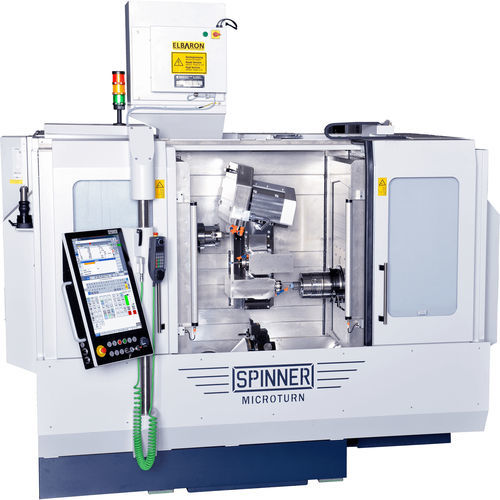 Centro de torneado-fresado CNC - MICROTURN GRIND - SPINNER Werkzeugmaschinenfabrik GmbH - universal / 2 ejes / de alta precisión