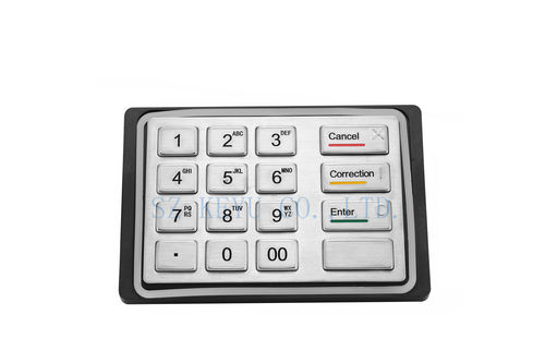 Teclado empotrable - KY3688 - Shenzhen KEYU Co., Ltd  - de tecla mecánica / 16 teclas / aluminio