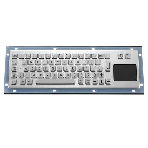 Teclado de acero inoxidable - KY-PC-NT3 - Shenzhen KEYU Co., Ltd  - empotrable / de tecla mecánica / con ratón integrado de 2 teclas