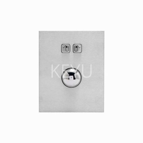 Trackball mecánico - KY-TB-38-B - Shenzhen KEYU Co., Ltd  - empotrable / 38 mm / de acero inoxidable