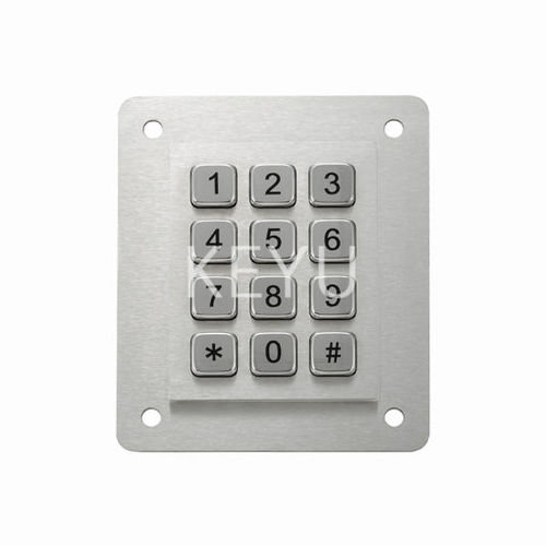 Teclado numérico de exterior - KY-MJ02A - Shenzhen KEYU Co., Ltd  - 12 teclas / empotrable / RS-232