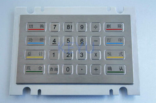 Teclado a medida - KY2161 - Shenzhen KEYU Co., Ltd  - empotrable / de tecla mecánica / USB
