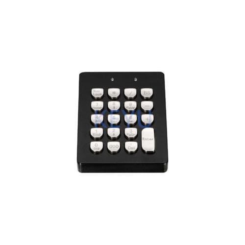 Teclado numérico a medida - KY-U90 Black - Shenzhen KEYU Co., Ltd  - 19 teclas / empotrable / de acero inoxidable pulido