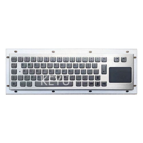 Teclado empotrable - KY-PC-NT4-BR - Shenzhen KEYU Co., Ltd  - de tecla mecánica / con ratón integrado de 2 teclas / 67 teclas