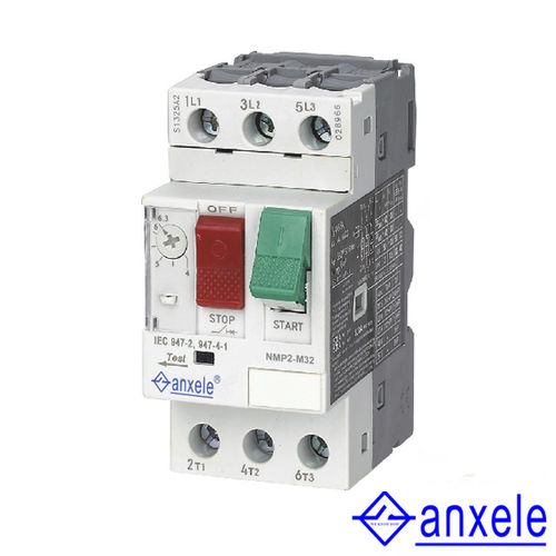 Disyuntor con actuador de muelle - NMP2-M32 - SHANGHAI ANSON ELECTRIC TECHNOLOGY CO.,LTD - contra cortocircuitos / para sobrecargas / trifásico