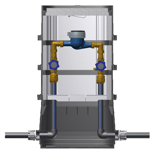 Caja rectangular - 69000-2 - BEULCO GmbH & Co. KG - para contador de agua