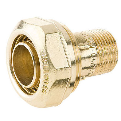 Racor hidráulico - 66011 - BEULCO GmbH & Co. KG - de rosca / de compresión / de latón