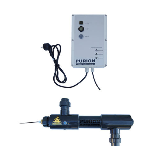 Unidad de desinfección con 1 lámpara - PURION&reg; 2001 PVC-U - PURION GmbH - por UV / para piscina / de agua