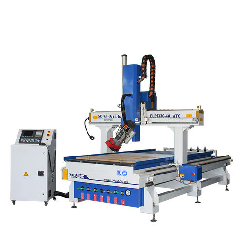Recortadora CNC - ELECNC1330ATC-4 - Jinan Blue Elephant CNC Machinery Co.,Ltd - 4 ejes / con husillos / para plástico