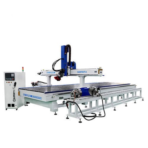 Recortadora CNC - ELECNC-2070ATC-4 - Jinan Blue Elephant CNC Machinery Co.,Ltd - 4 ejes / de un husillo / de leña
