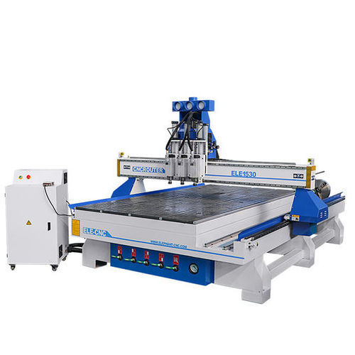 Recortadora CNC - ELECNC-1530-3S - Jinan Blue Elephant CNC Machinery Co.,Ltd - 3 ejes / con 3 husillos / para madera