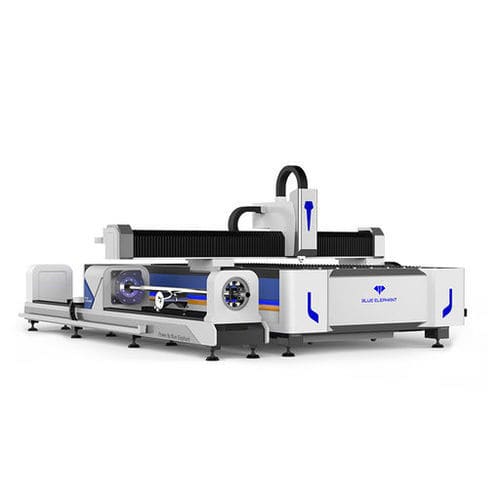 Máquina de corte láser de fibra - ELECNC-1530FT - Jinan Blue Elephant CNC Machinery Co.,Ltd - para metal / de chapa / de tubos