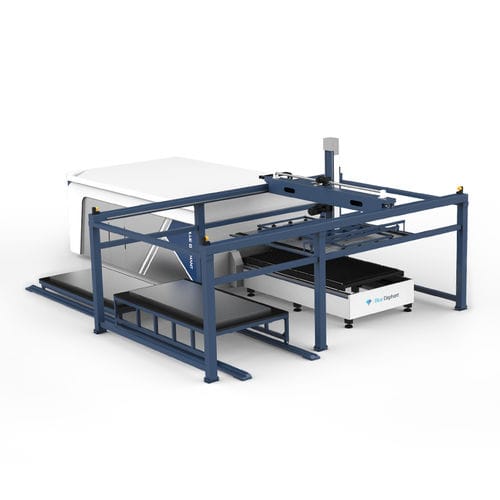 Máquina de corte láser de fibra - ELECNC-1530AS - Jinan Blue Elephant CNC Machinery Co.,Ltd - para metal / de chapa / CNC