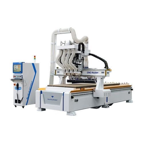 Recortadora CNC - ELECNC1325-4S - Jinan Blue Elephant CNC Machinery Co.,Ltd - 3 ejes / de cuatro husillos / para madera