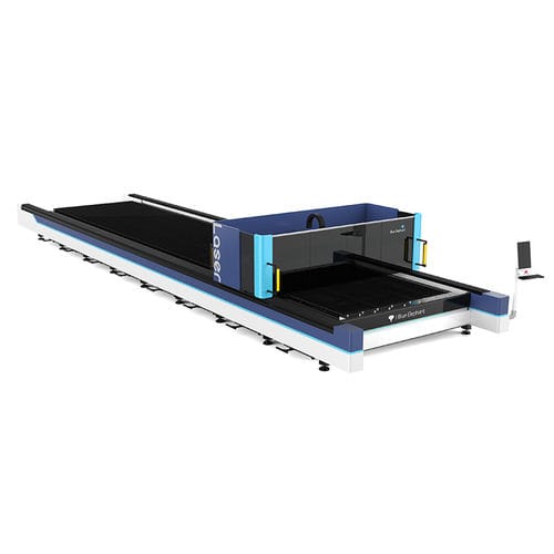Máquina de corte láser de fibra - ELECNC-1530SG - Jinan Blue Elephant CNC Machinery Co.,Ltd - para metal / de chapa / de tubos