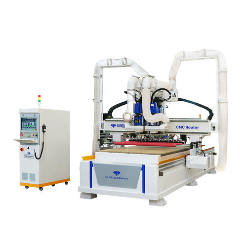 Recortadora CNC - EK2-1328 - Jinan Blue Elephant CNC Machinery Co.,Ltd - XYZ / doble cabezal / para madera