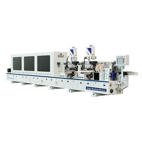 Máquina de colocación de tapacantos enteramente automática - E-70JDSR - Jinan Blue Elephant CNC Machinery Co.,Ltd - para madera / para paneles / con aplicador de cola
