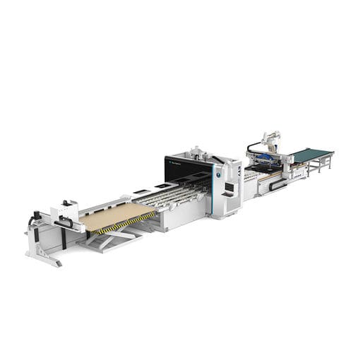 Línea de mecanizado CNC - ET7 - Jinan Blue Elephant CNC Machinery Co.,Ltd - para muebles de madera / perforación / de corte