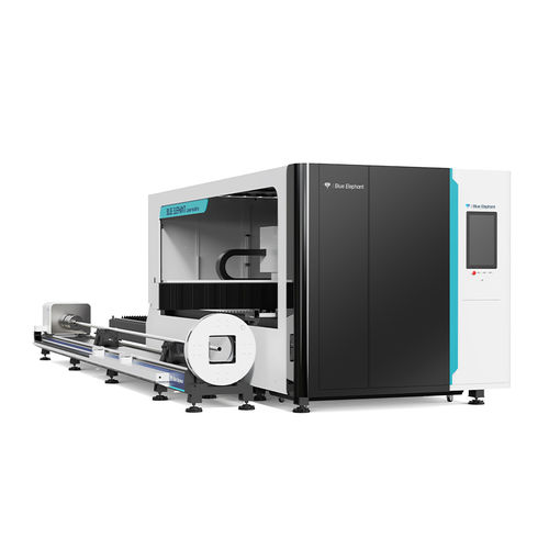 Máquina de corte láser de fibra - 1530SL6T - Jinan Blue Elephant CNC Machinery Co.,Ltd - para metal / de chapa / de tubos