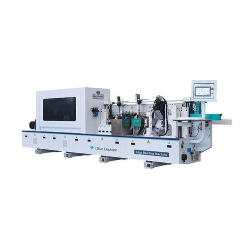 Máquina de colocación de tapacantos automática - E-60C - Jinan Blue Elephant CNC Machinery Co.,Ltd - para madera / para paneles / para mueble