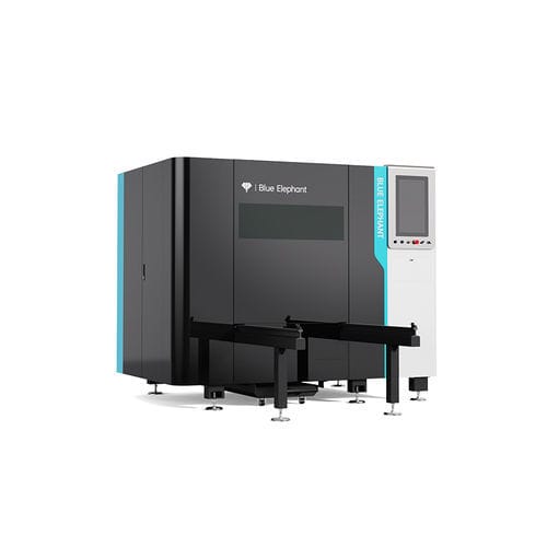 Máquina de corte láser de fibra - ELECNC-9090Q - Jinan Blue Elephant CNC Machinery Co.,Ltd - para metal / de chapa / de placas