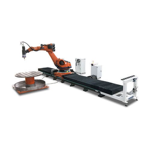 Brazo articulado de pie - KR 210 - Jinan Blue Elephant CNC Machinery Co.,Ltd - enterrado / para la industria