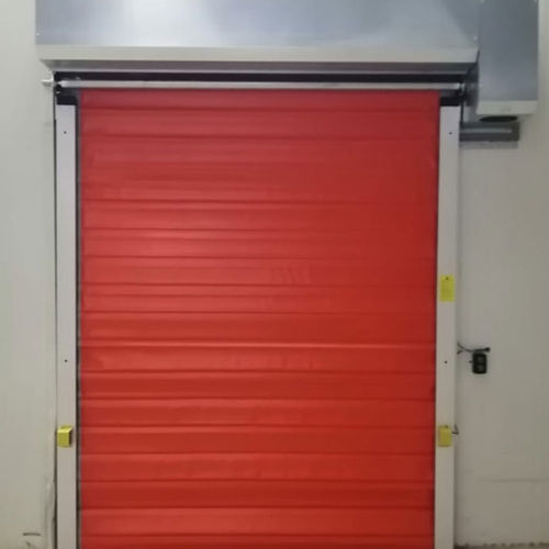 Puerta enrollable - iCat® - Rsa kapi LTD - de aluminio anodizado / de PVC / para interior