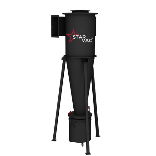 Separador de partículas - VRC150 - Starvac - de ciclón / para la industria del reciclaje / vertical