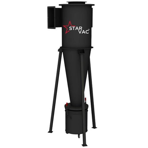 Separador de partículas - VRC300 - Starvac - de ciclón / para la industria del reciclaje / vertical