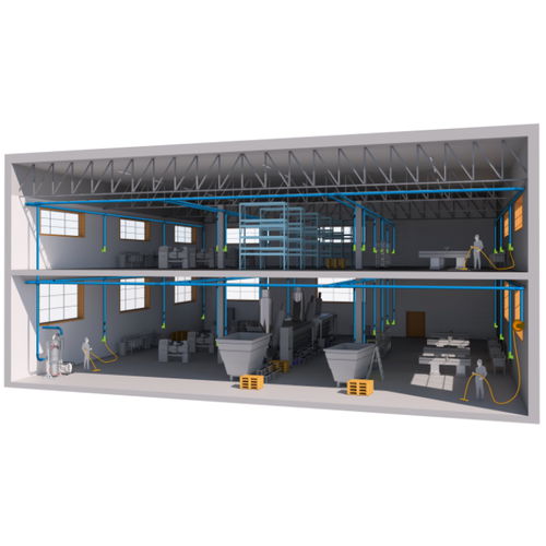 Sistema de vacío centralizado industrial - Starvac - de laboratorio / de líquidos / de virutas
