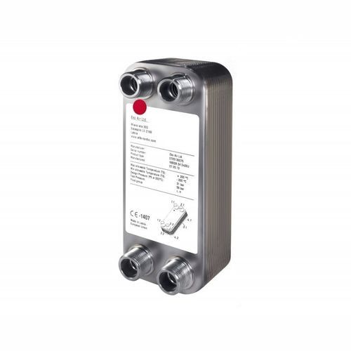 Intercambiador de calor de placas brasadas - NB 328 - EkoAir Ltd - líquido-líquido / de cobre / de acero inoxidable
